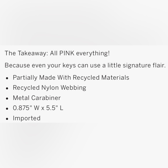 💗NWT VS PINK KEYCHAIN💗 - Picture 5 of 5